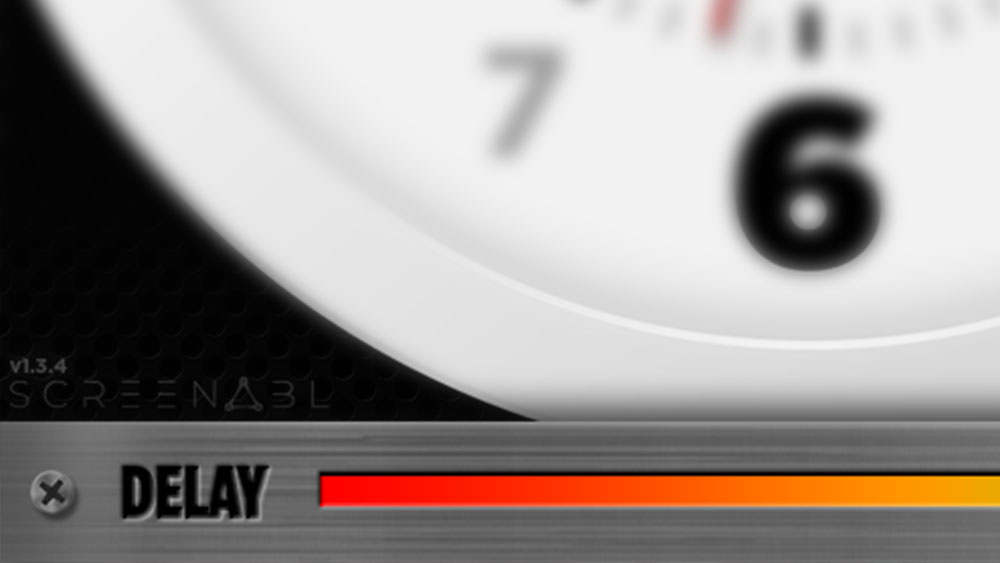 Setting up the Progress Delay Indicator